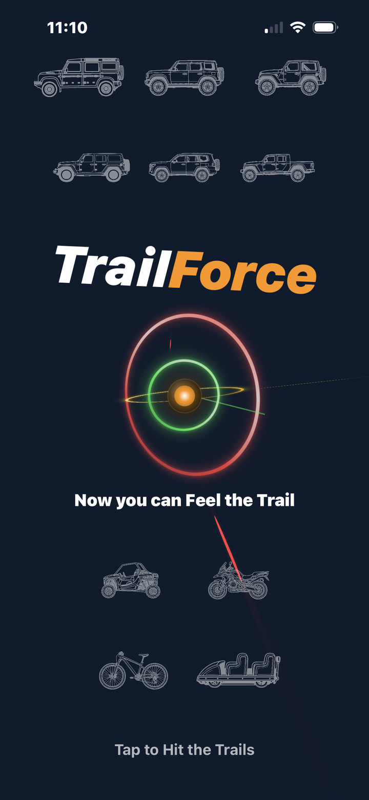 TrailForce iPhone app